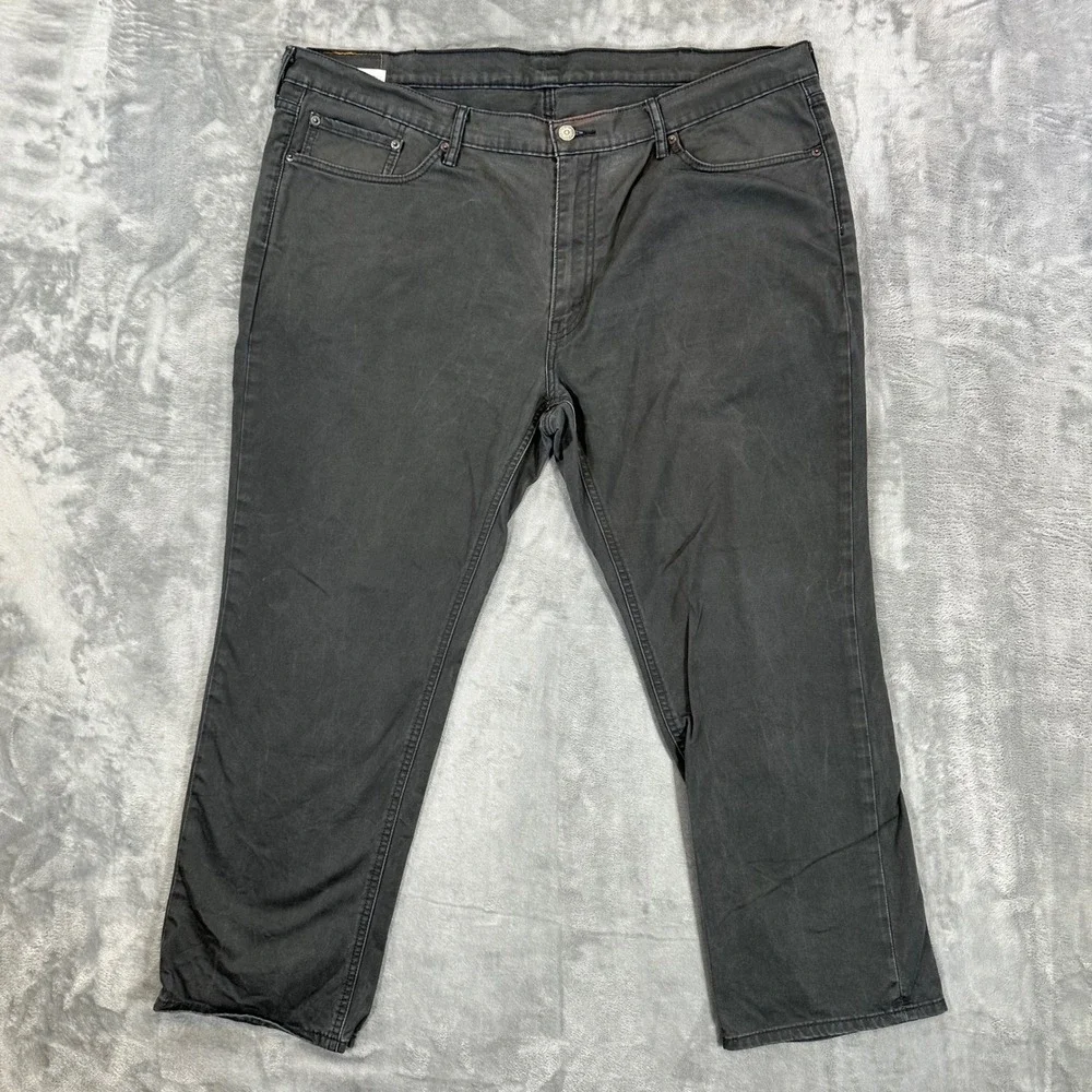 Levi's 541 Athletic Taper Jeans Men's Size 44x30 Charcoal Gray Stretch Denim
